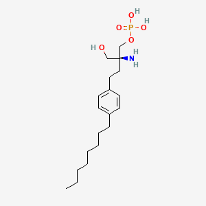 molecular formula C19H34NO5P B1681648 FTY720 (S)-Phosphate CAS No. 402616-26-6