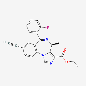 molecular formula C23H18FN3O2 B1681657 SH-053-S-CH3-2'F 