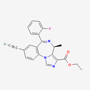 molecular formula C23H18FN3O2 B1681657 SH-053-S-CH3-2'F CAS No. 872874-00-5