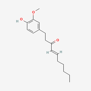 molecular formula C17H24O3 B1681660 (6)-Shogaol CAS No. 555-66-8