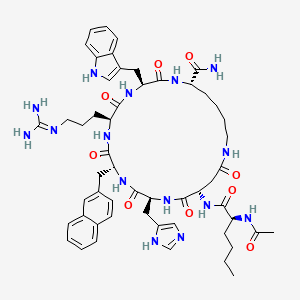 molecular formula C54H71N15O9 B1681662 Shu 9119 CAS No. 168482-23-3