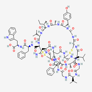 molecular formula C97H131N23O26S4 B1681666 Siamycin I CAS No. 164802-68-0