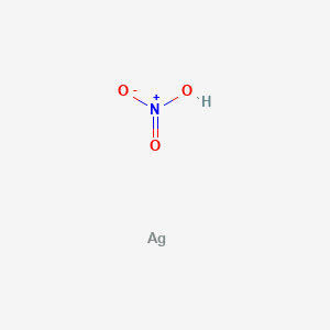 molecular formula AgNO3 B1681675 Silver nitrate CAS No. 7761-88-8