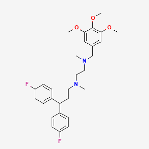 molecular formula C29H36F2N2O3 B1681677 Sim 6080 CAS No. 118790-68-4
