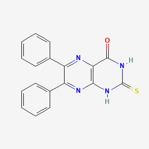 molecular formula C18H12N4OS B1681690 SCR7 pyrazine CAS No. 14892-97-8