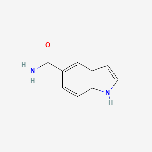 molecular formula C9H8N2O B1681694 1H-Indole-5-carboxamide CAS No. 1670-87-7