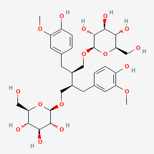molecular formula C32H46O16 B1681711 异松树脂二葡萄糖苷 CAS No. 158932-33-3