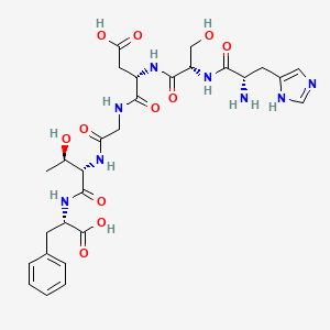 molecular formula C28H38N8O11 B1681714 Secretin (1-6) CAS No. 21012-75-9