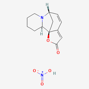 molecular formula C13H16N2O5 B1681716 Securinine nitrate CAS No. 7104-26-9