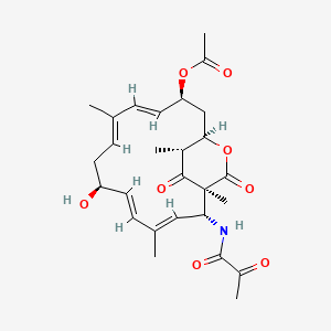 molecular formula C27H35NO8 B1681718 Sedecamycin CAS No. 23477-98-7