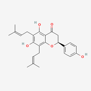 molecular formula C25H28O5 B1681734 Lonchocarpol A CAS No. 68236-11-3