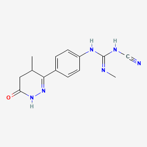molecular formula C14H16N6O B1681754 Siguazodan CAS No. 115344-47-3