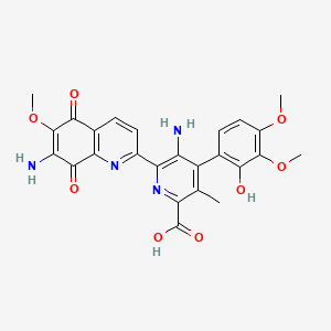 molecular formula C25H22N4O8 B1681762 Streptonigrin CAS No. 1079893-79-0