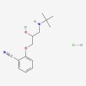 molecular formula C14H21ClN2O2 B1681765 Bunitrolol hydrochloride CAS No. 29876-08-2