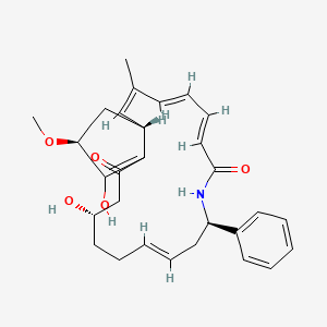 molecular formula C29H35NO5 B1681771 Hitachimycin CAS No. 77642-19-4