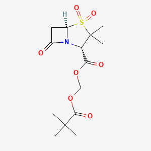 molecular formula C14H21NO7S B1681777 Pivoxil Sulbactam CAS No. 69388-79-0