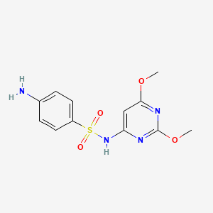 B1681780 Sulfadimethoxine CAS No. 122-11-2