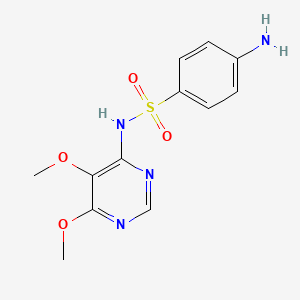 molecular formula C12H14N4O4S B1681781 Sulfadoxin CAS No. 2447-57-6