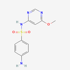 molecular formula C11H12N4O3S B1681783 Sulfamonomethoxine CAS No. 1220-83-3