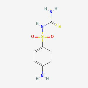 molecular formula C7H9N3O2S2 B1681784 Sulfathiourea CAS No. 515-49-1