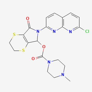molecular formula C20H20ClN5O3S2 B1681791 Suriclone CAS No. 53813-83-5