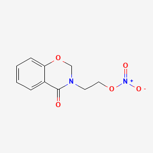 molecular formula C10H10N2O5 B1681798 Sinitrodil CAS No. 143248-63-9