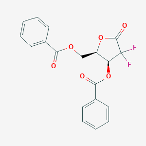 ((2R,3R)-3-(Benzoyloxy)-4,4-difluoro-5-oxotetrahydrofuran-2-yl)methyl benzoate