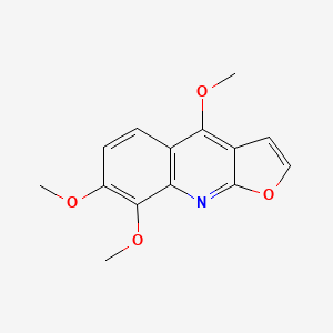 molecular formula C14H13NO4 B1681810 Skimmianine CAS No. 83-95-4