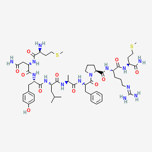 molecular formula C52H80N14O11S2 B1681825 small cardioactive peptide B CAS No. 84746-43-0