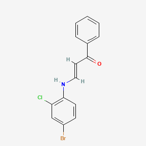 molecular formula C15H11BrClNO B1681831 SMI 6860766 CAS No. 433234-16-3
