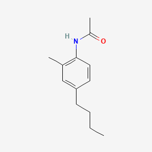 molecular formula C13H19NO B1681834 N-(4-butyl-2-methylphenyl)acetamide CAS No. 143360-00-3