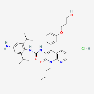 molecular formula C34H44ClN5O4 B1681836 SMP-797 hydrochloride CAS No. 259224-95-8