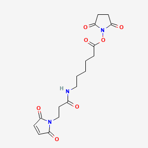 molecular formula C17H21N3O7 B1681838 SMPH Crosslinker CAS No. 367927-39-7
