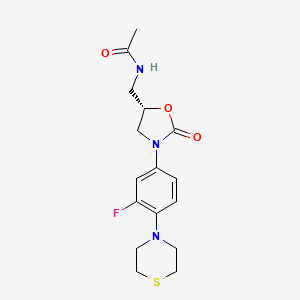 molecular formula C16H20FN3O3S B1681842 Sutezolid CAS No. 168828-58-8