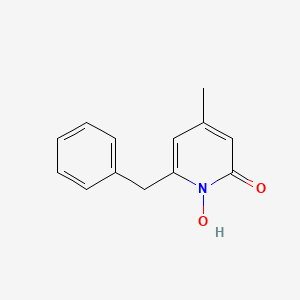 molecular formula C13H13NO2 B1681846 6-苄基-1-羟基-4-甲基吡啶-2(1H)-酮 CAS No. 50405-58-8