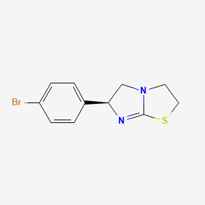molecular formula C11H11BrN2S B1681859 4-Bromolevamisole CAS No. 56943-06-7