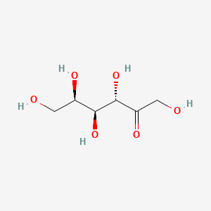 molecular formula C6H12O6 B1681879 (3S,4S,5R)-1,3,4,5,6-pentahydroxyhexan-2-one CAS No. 17598-81-1