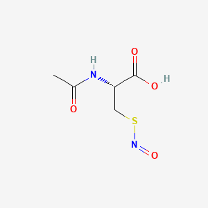 molecular formula C5H8N2O4S B1681894 S-Nitroso-N-acetylcysteine CAS No. 56577-02-7