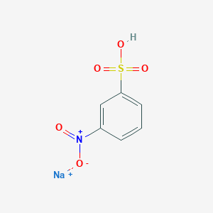molecular formula C6H5NNaO5S+ B1681898 Sodium;3-nitrobenzenesulfonic acid CAS No. 127-68-4