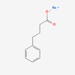 molecular formula C10H12NaO2 B1681901 Benzenebutyric acid (sodium) CAS No. 1716-12-7