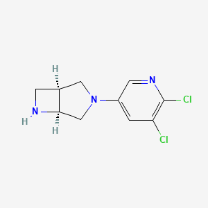molecular formula C10H11Cl2N3 B1681907 Sofiniclin CAS No. 799279-80-4