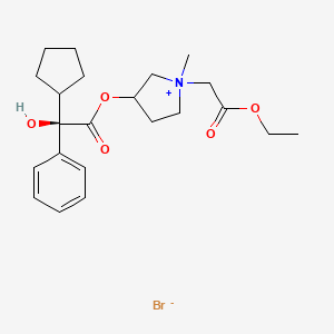 molecular formula C22H32BrNO5 B1681908 溴化索非溴铵 CAS No. 1628106-94-4