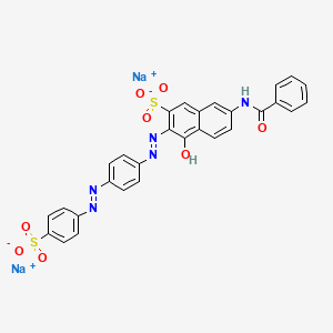 molecular formula C29H21N5NaO8S2 B1681911 CID 140298430 CAS No. 2610-11-9