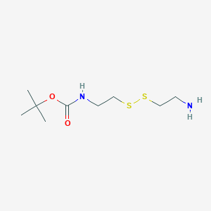 molecular formula C9H20N2O2S2 B1681949 Boc-Cystamine CAS No. 485800-26-8
