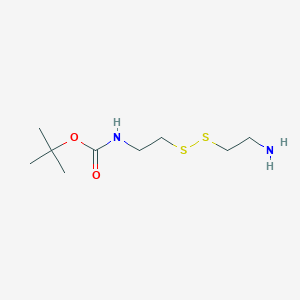 molecular formula C9H20N2O2S2 B1681949 t-Boc-Cystamine CAS No. 485800-26-8