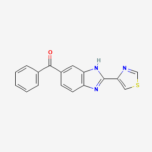 molecular formula C17H11N3OS B1681954 Vascular disrupting agent 1 