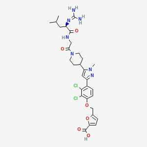 molecular formula C30H37Cl2N7O6 B1681971 SP4206 
