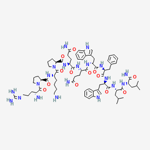 molecular formula C75H108N20O13 B1681973 Spantide I CAS No. 91224-37-2
