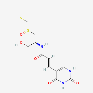 molecular formula C13H19N3O5S2 B1681979 Sparsomycin CAS No. 1404-64-4