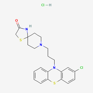 molecular formula C22H25Cl2N3OS2 B1681982 Spiclomazine hydrochloride CAS No. 27007-85-8